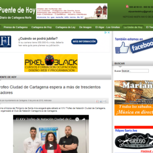 Banner en el Puente de Hoy