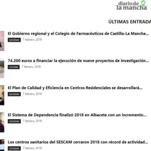 Artículo en Diario La Mancha